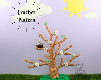 CROCHET PATTERN: Spring Tree (English Only - US Terminology)