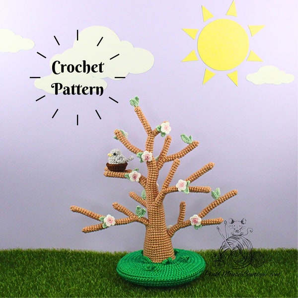 CROCHET PATTERN: Spring Tree (English Only - US Terminology)
