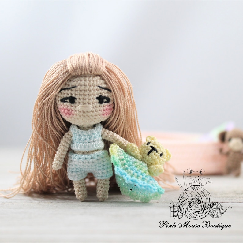 AMIGURUMI PATTERN: Little Miss Sophie English Only US Terminology image 6