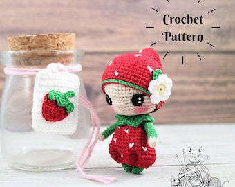 JAM BABIES SERIES: Strawberry Jam Baby (Crochet Pattern - English Only)