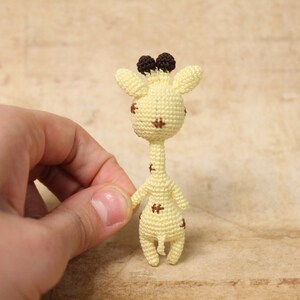 MOTIF : girafe amigurumi, animal au crochet, motif amigurumi (en anglais uniquement) image 4