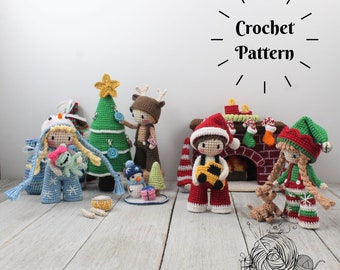 HAAKPATROON: Amigurumi adventskalender (alleen in het Engels)