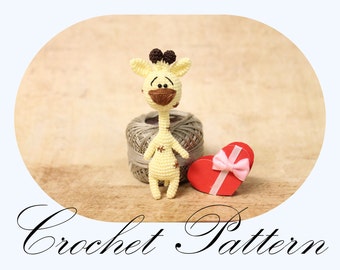PATROON: amigurumi-giraf, gehaakt dier, amigurumi-patroon (alleen in het Engels)