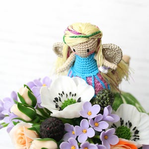 CROCHET PATTERN: Amigurumi Fairy, Crochet Fairy, Fairy Pattern, Crochet Pattern, Fairy Crochet Doll English Only image 3