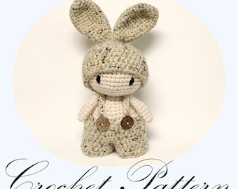 PATTERN: Crochet Chunky Bunny, Amigurumi Rabbit, Crochet Toy, Crochet Stuffed Toy (English Only)