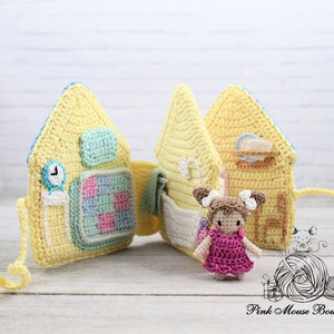 CROCHET TOY PATTERN: Emma and Her Dollhouse English Only image 5