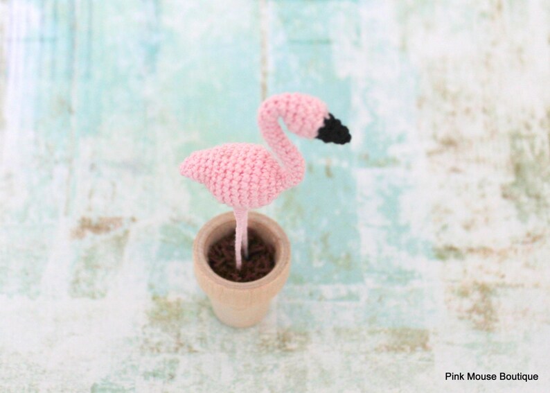 PATTERN: Crochet Flamingo, Flamingo Pattern, Amigurumi Pattern English Only image 4