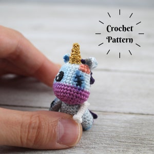 AMIGURUMI PATTERN: Unicorn Zombie (English Only) + Unicorn Zombie Drawing