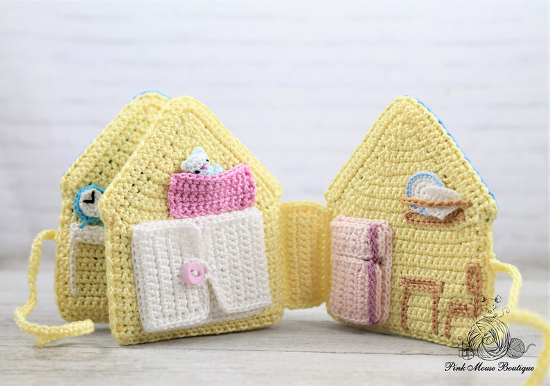 CROCHET TOY PATTERN: Emma and Her Dollhouse English Only image 9