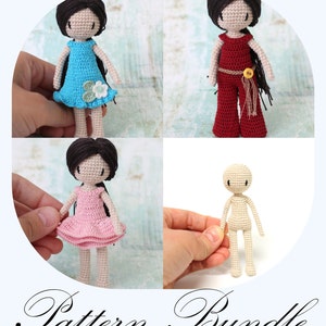 Häkelanleitung: Häkelanleitung für Puppe, Amigurumi Puppe, Häkelanleitung (NUR ENGLISCH)