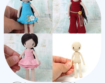 Crochet Pattern: Crochet Doll Pattern, Amigurumi Doll, Crochet Amigurumi (ENGLISH ONLY)