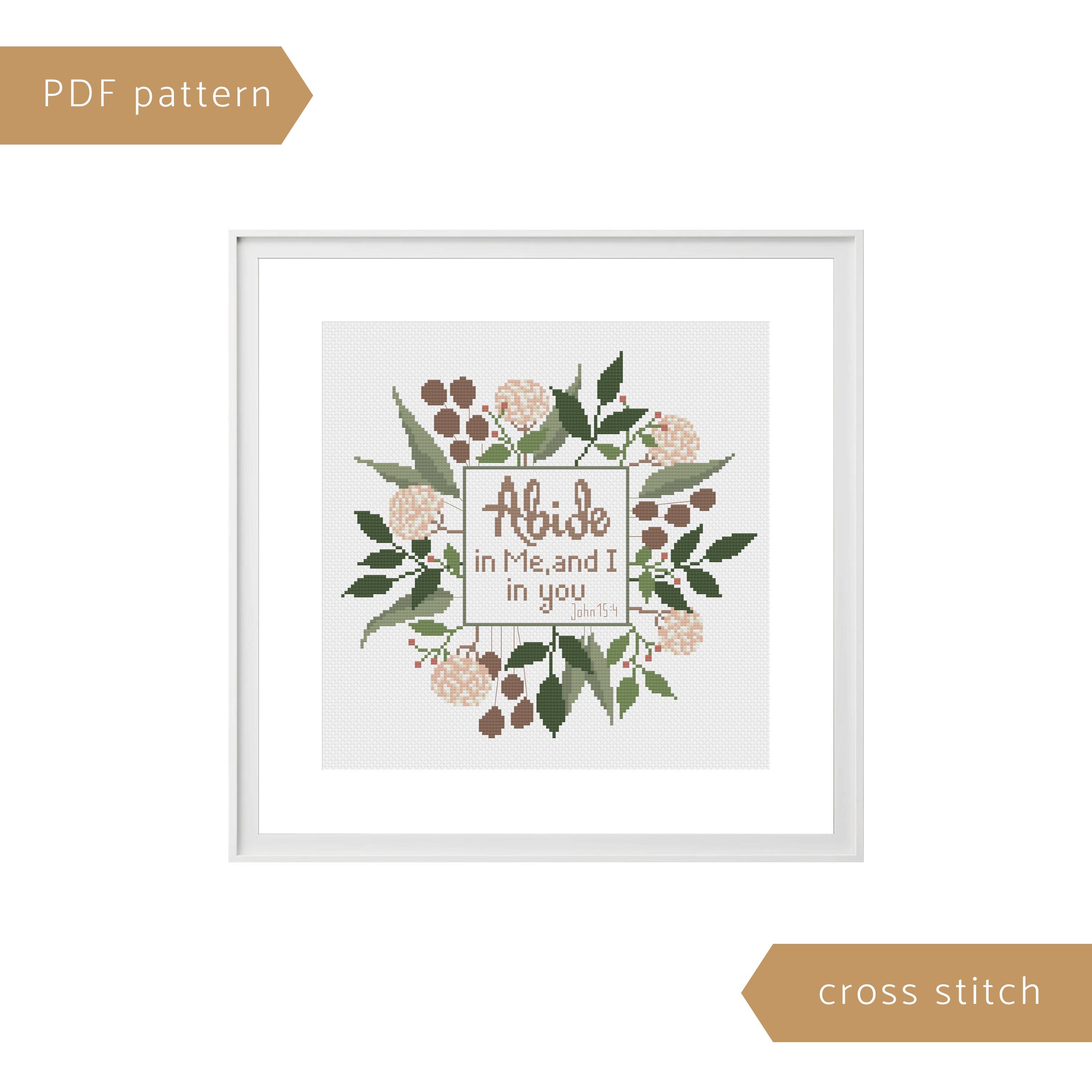 Cross Stitch Letters Bible - Etsy