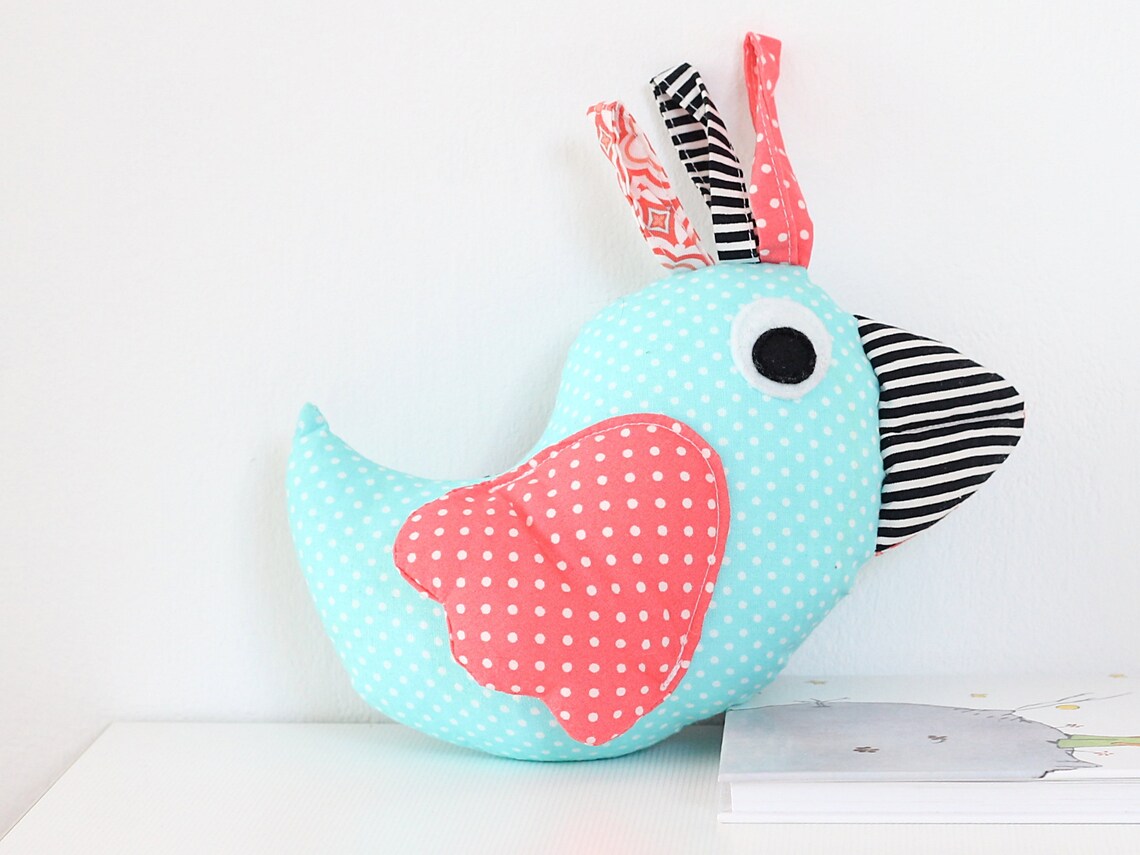 Bird Sewing Pattern PDF Stuffed Animal DIY Textile Baby Toy - Etsy