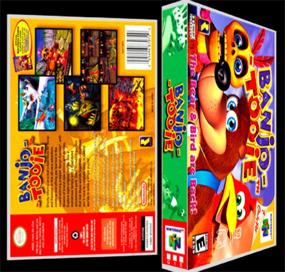 Banjo Tooie N64 Reproduction Art Case/Box No Game. Etsy