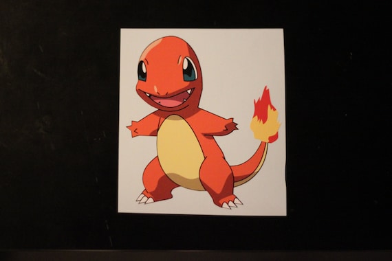 Pokemon Salameche Sticker Autocollant Pokemon Salameche Sticker Autocollant