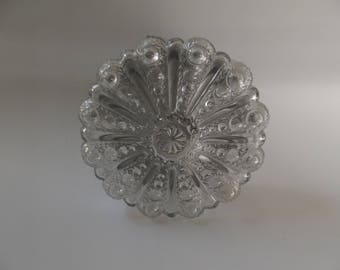 Plafoniere Retro : Er jahre plafoniere antik deckenlampe kristall lampe etsy