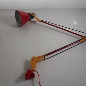 desk light, work lamp, desk lamp, work light, 1980s  Memphis style