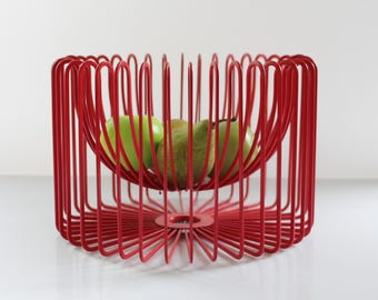 design fruit bowl, fruit dish, designer; Ehlen Johansson, Ikea Tradig design, white metal