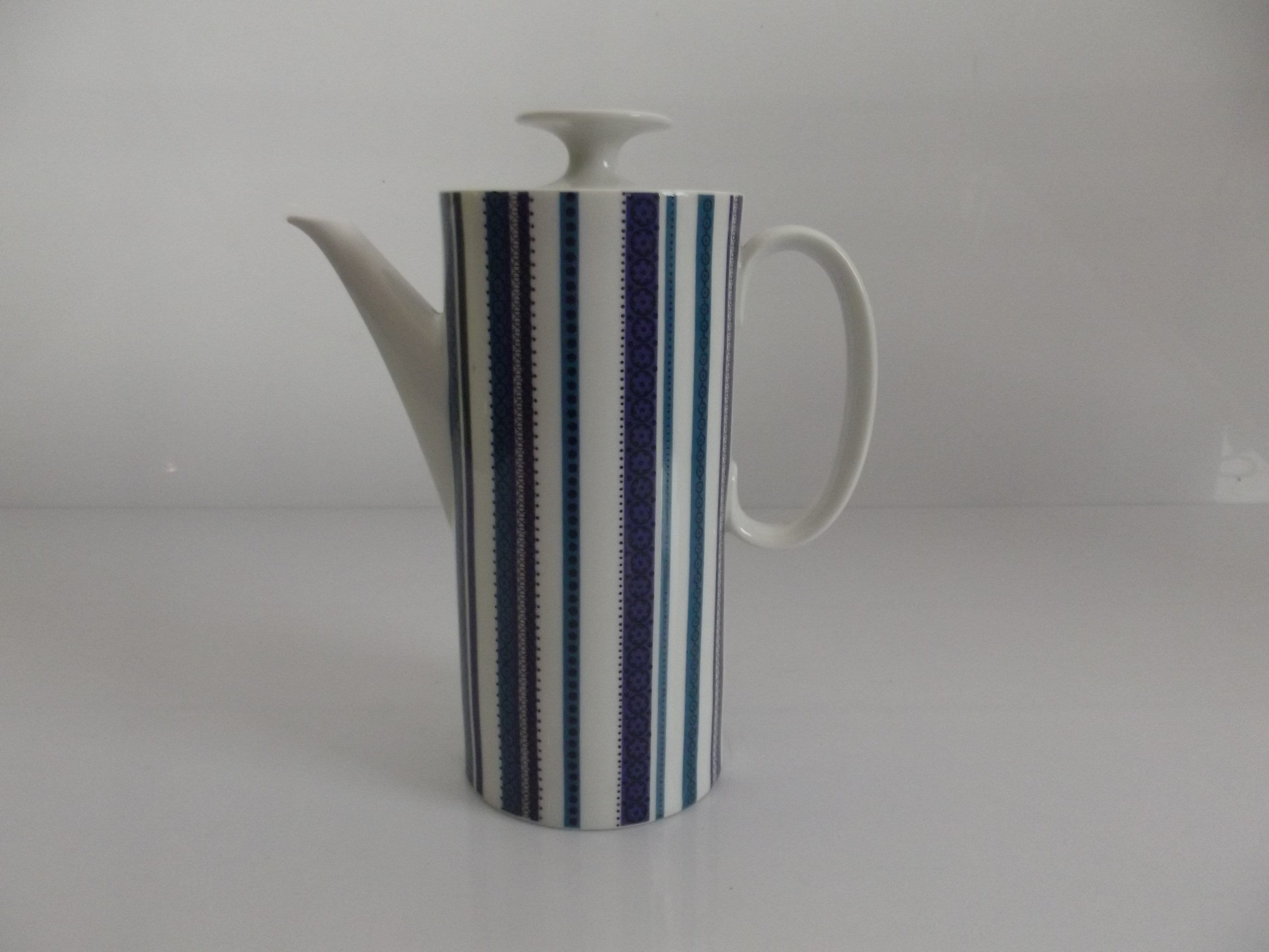 Juego De Café Thomas Porzellan – Serie Medallón Ónix Diseño Hans Theo Baumann | Vintage Alemán