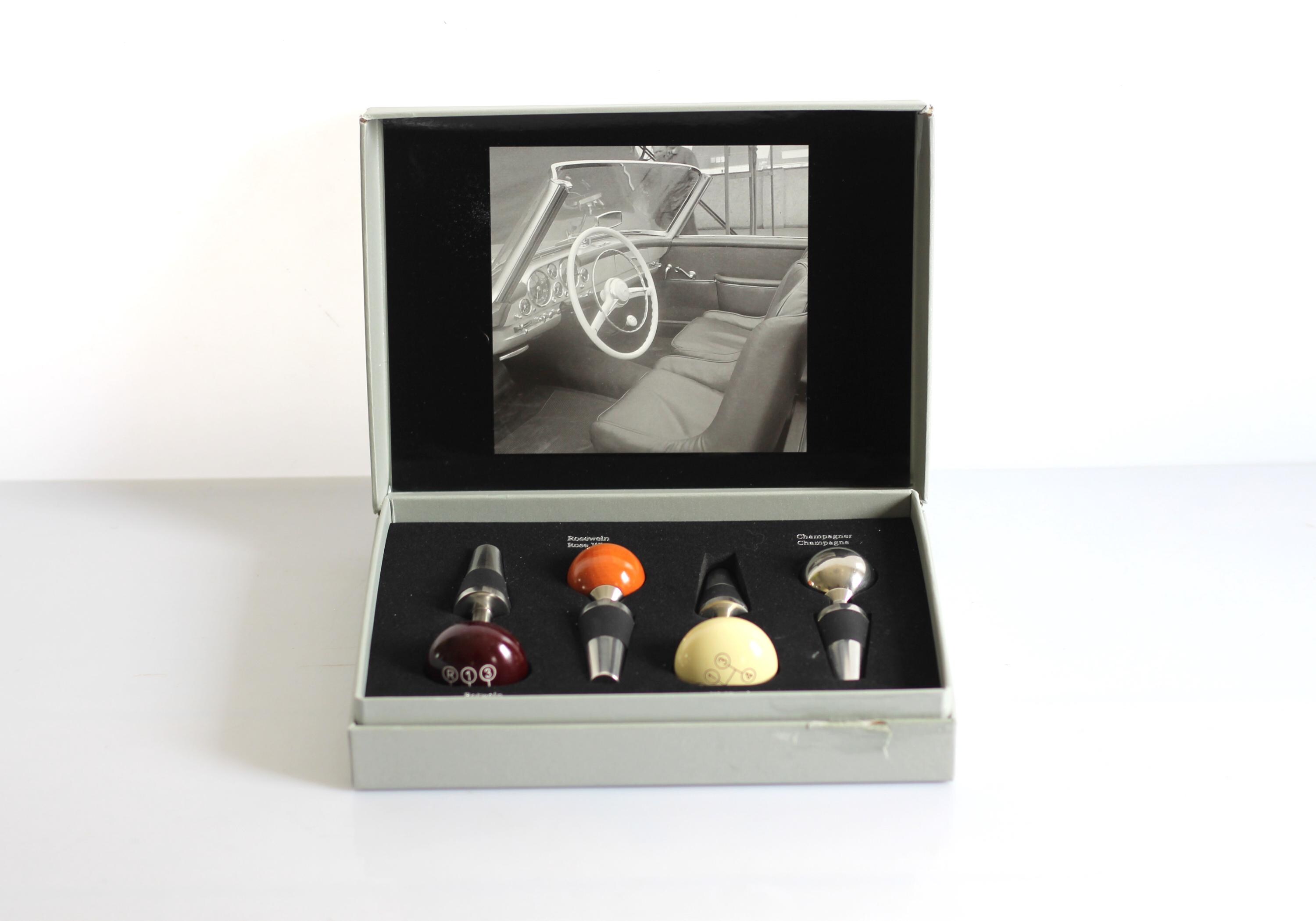 Mercedes Benz Bottle Stoppers Set, Wine Bottle Stopper, Gear