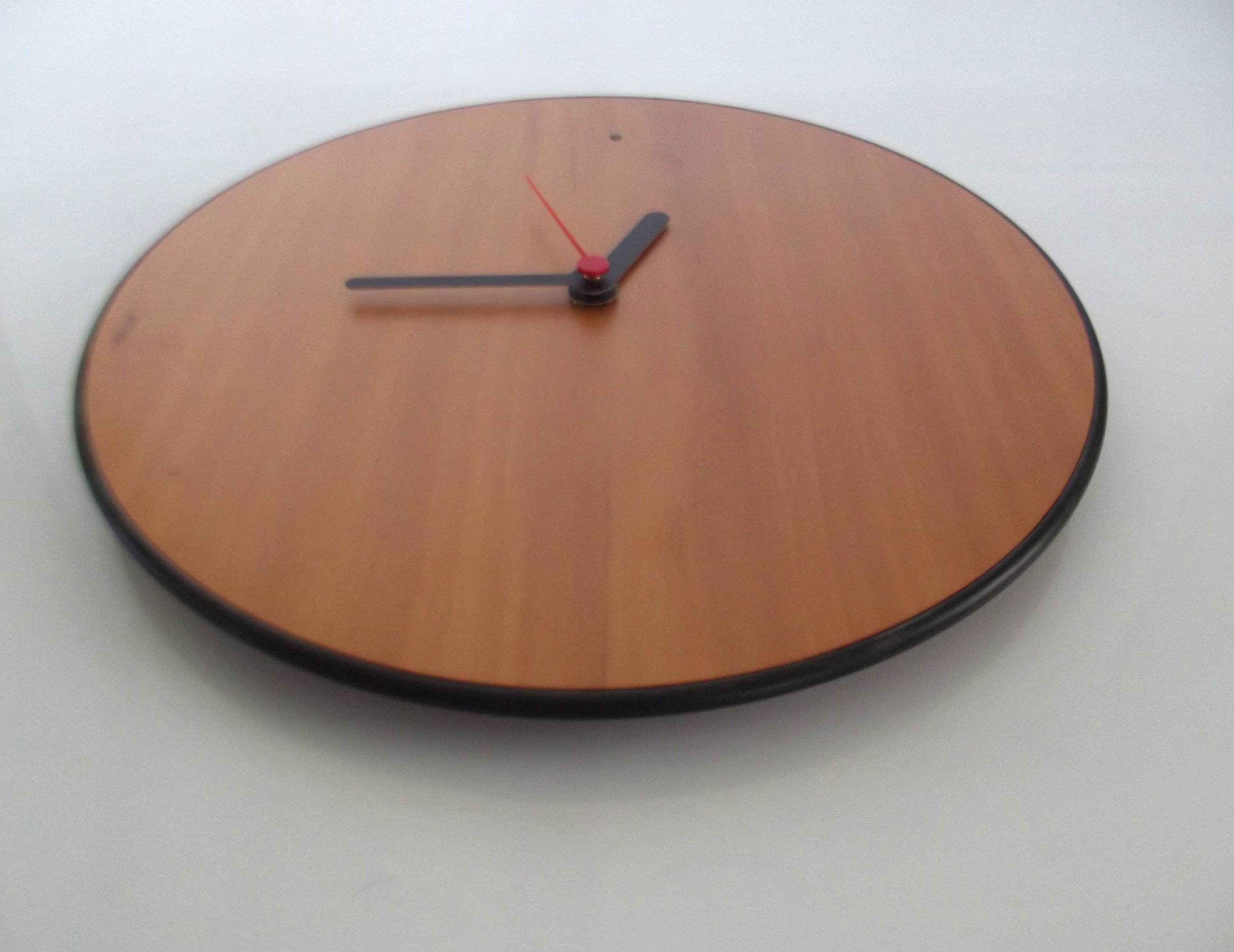 Design Clock, Wooden Wall Clock, Matte Grassi - Italy, Design
