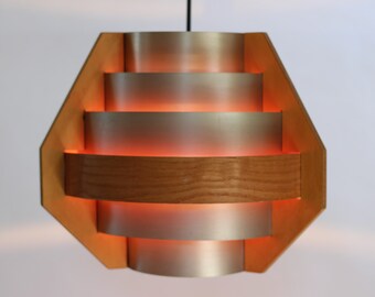 Hans - Agne Jakobsson design lamp 1970s, Scandinavian design, Space age design