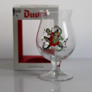 Duvel beer glass, duvel glass, special edition, design; Manuel Murillo, limited edition, graffiti art