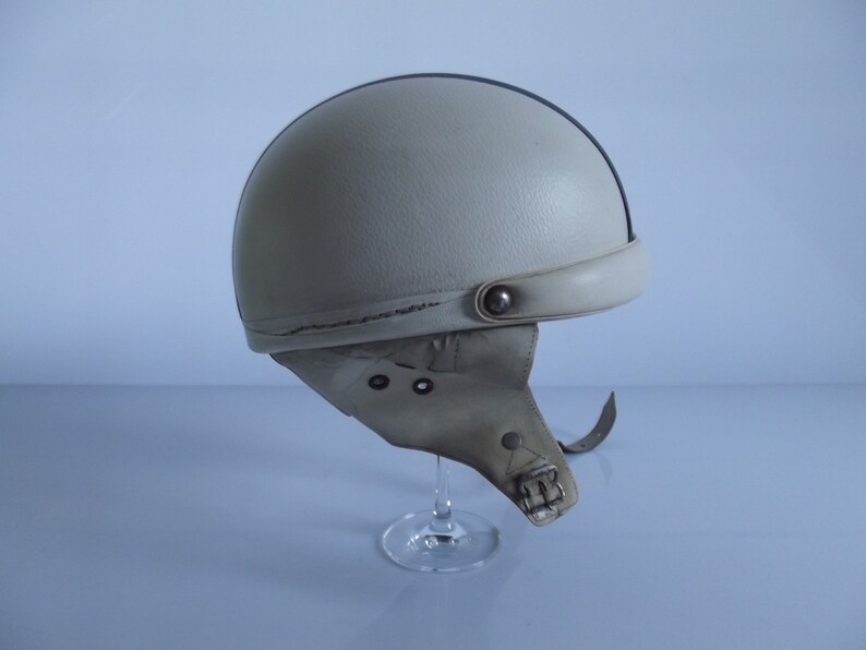 Vintage motor helmet moped helmet scooter helmet 1950s mid Etsy