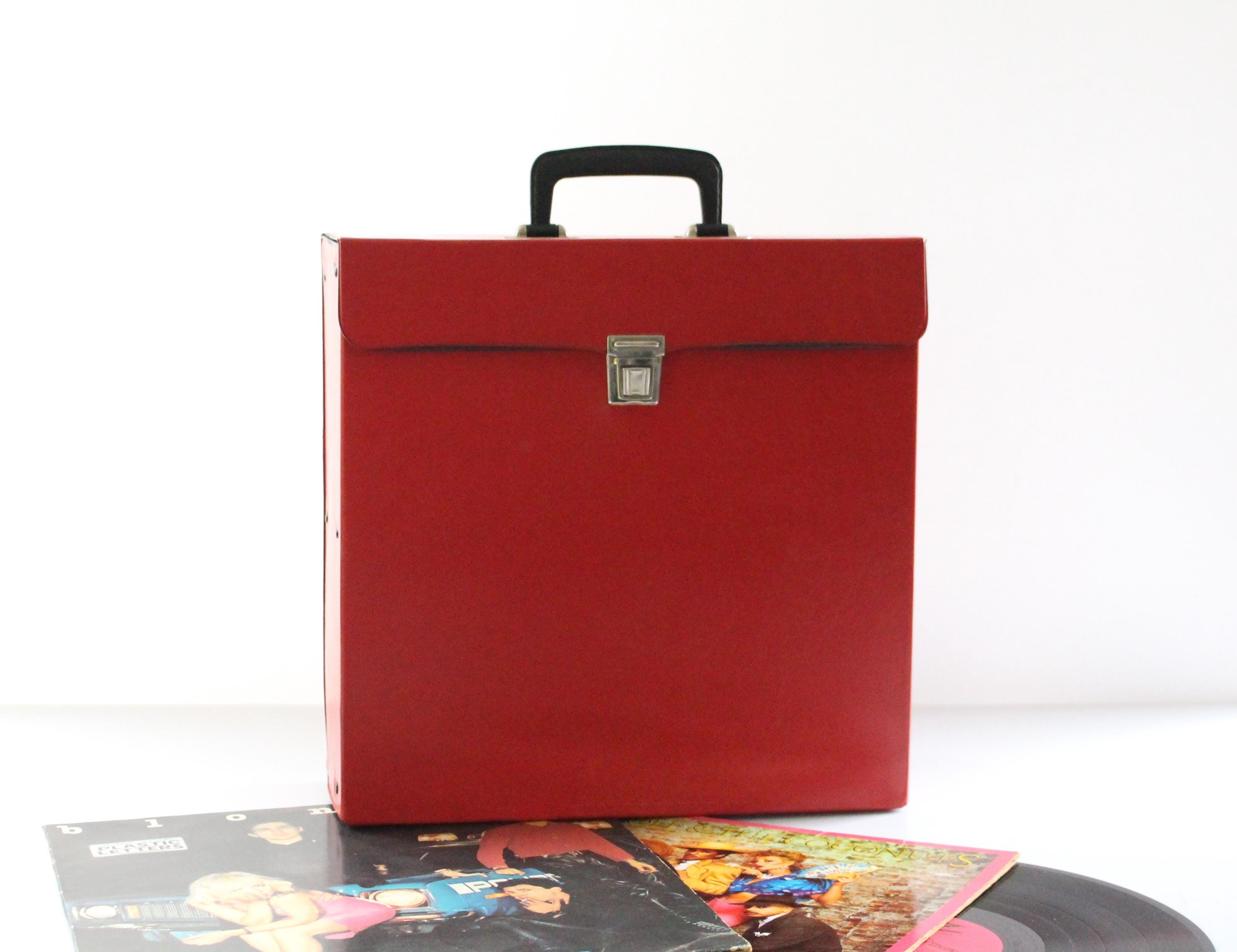 Record Case Front Vintage Record Case, Vinyl Record Case, 12 Inch Record Case, Funky ...