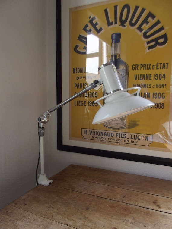 lampe d'atelier ancienne marque solere