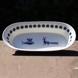 bol vintage du milieu du siècle, Figgjo Flint - Norvège, série ; menu, conception; Hermann Bongard, design scandinave, bol à goûter