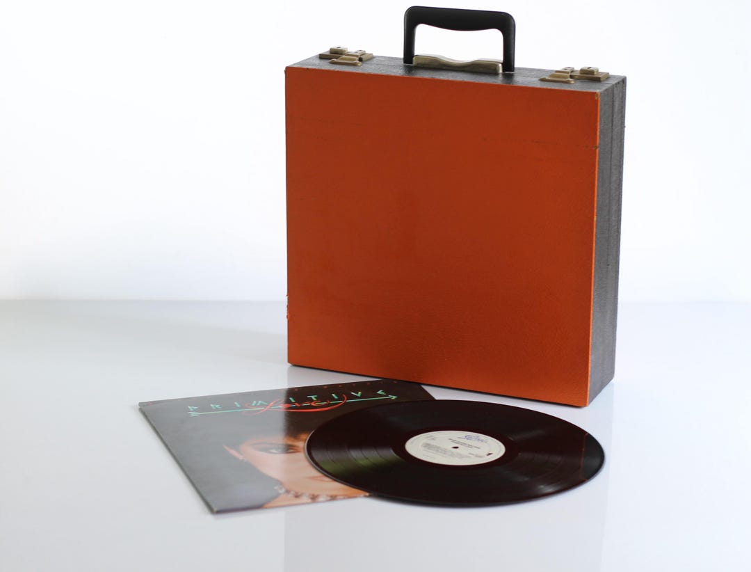 60s〜70s DISK CASE オレンジ レコードケース 60s〜70s DISK CASE