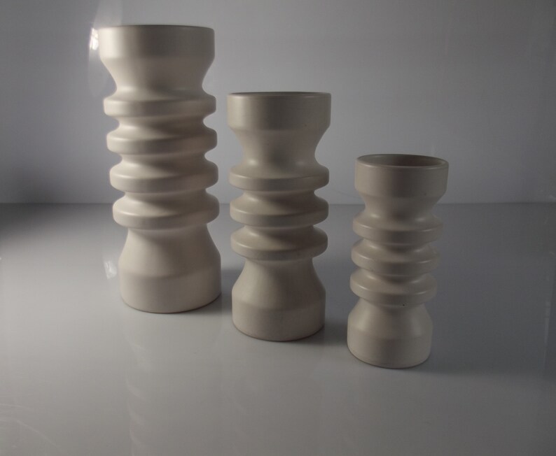 modernistic vase 1980s Flora Gouda Dutch design set ripple vases design Floris Meydam
