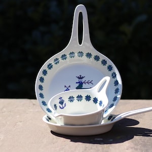 ensemble de bols vintage du milieu du siècle, Figgjo Flint - Norvège, série ; menu, conception; Hermann Bongard, design scandinave, plat, plat à four