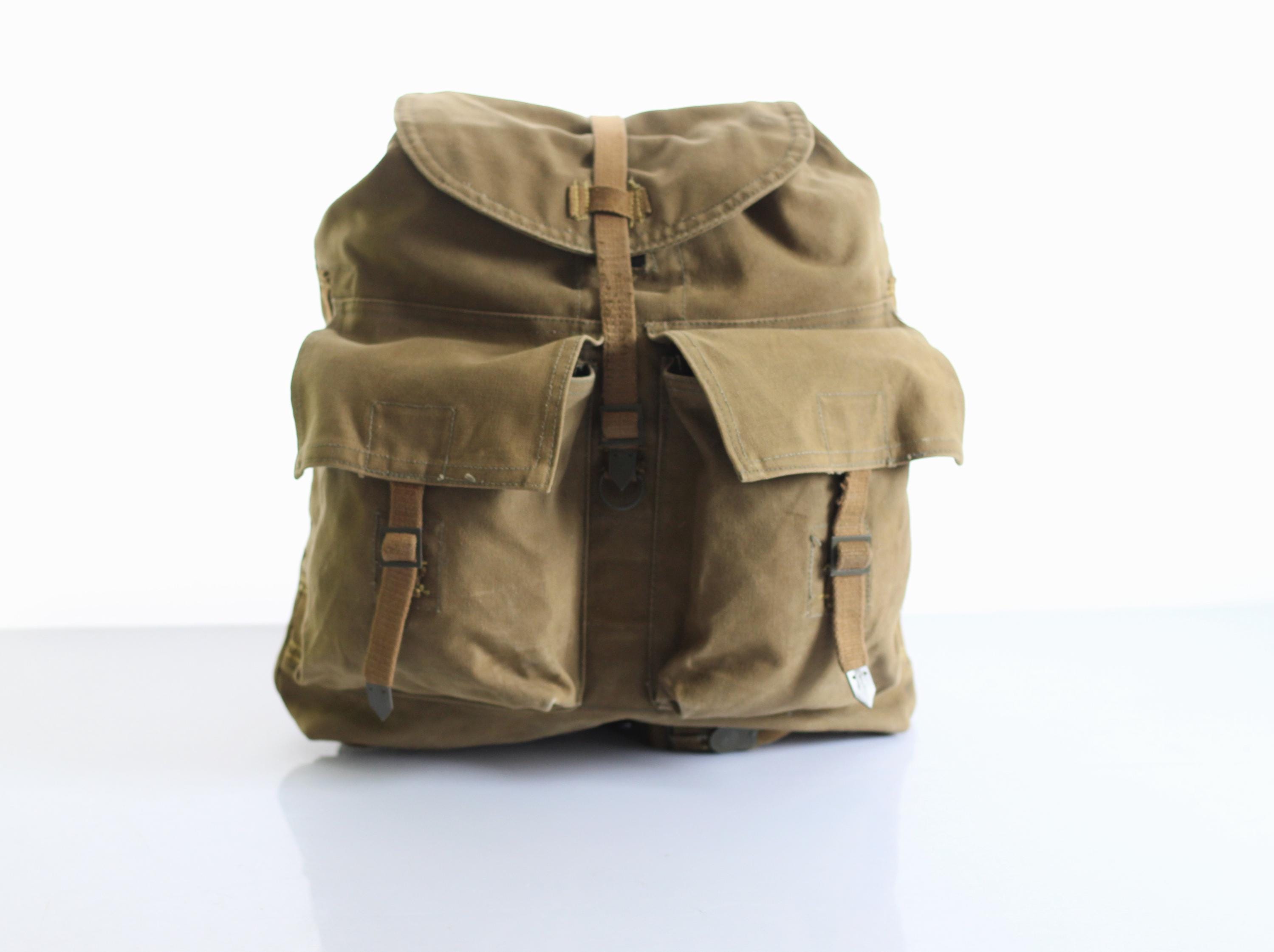 sac à dos vintage des années 1950, sac à dos, sac, sac à dos, sac à dos militaire