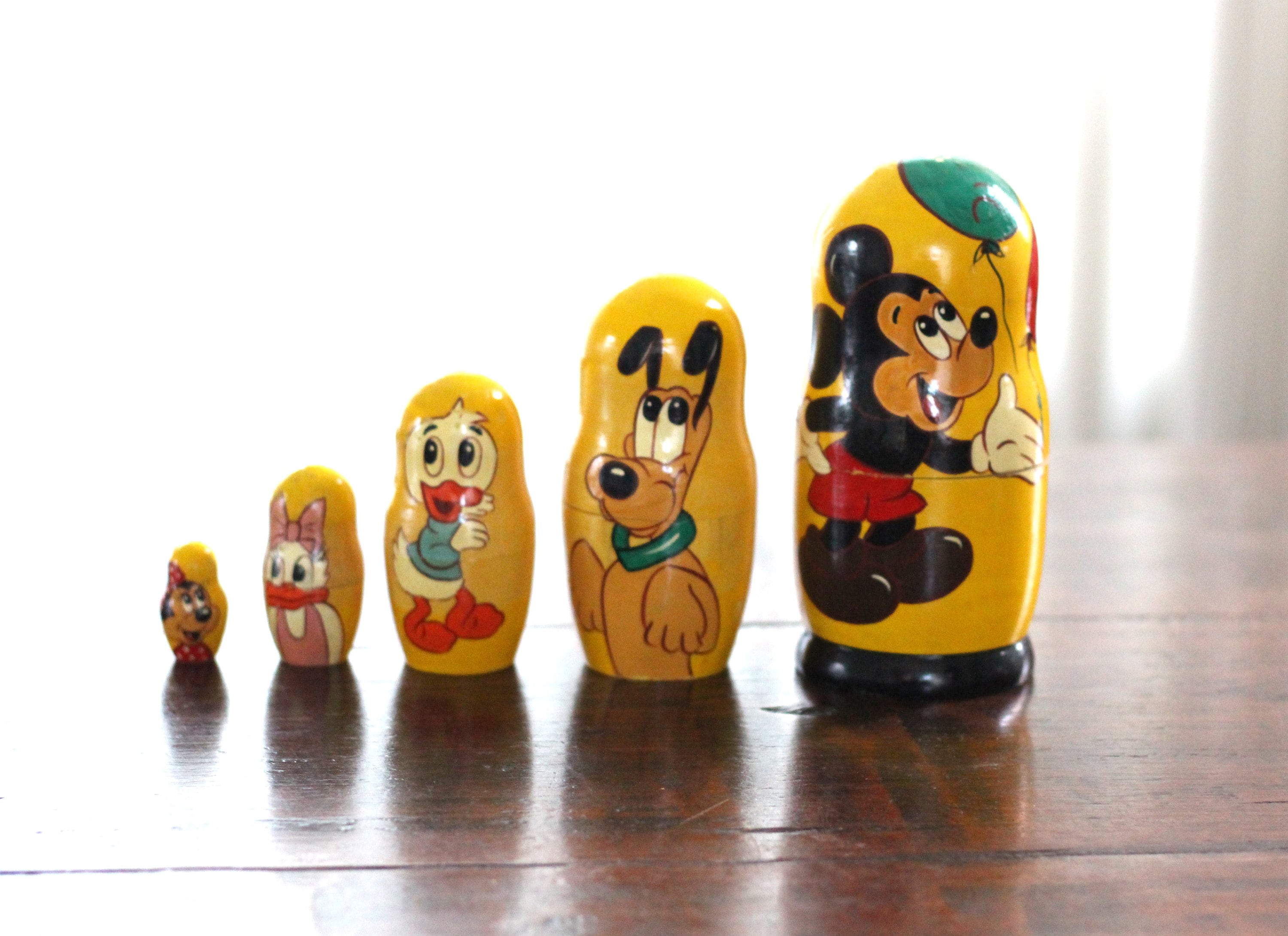 ディズニー　マトリョーシカ　ビンテージ　ミッキーマウスなど Matryoshka mickey - Etsy 日本