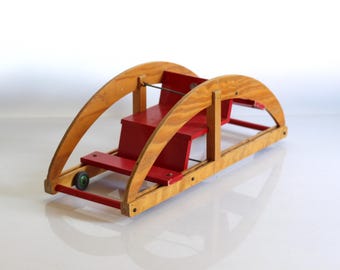 ヴィンテージ 80年代 ロシア マトリョーシカ人形 観覧車 手描き木製