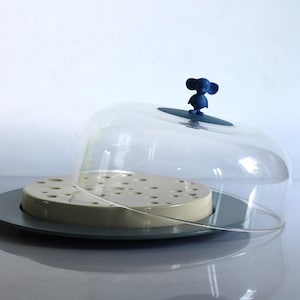 Alessi Design Mouse Cheese Dome, Cheese Dish, Cheese Board, Design