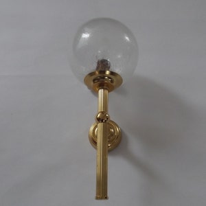 vintage 1980s Hollywood regency style wall lamp, wall light, Jado  West Germany