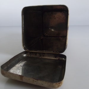 Dutch vintage Stereo beschuit cannister, rusk tin, decorative tin, old tin, 1932 / 1966 image 8