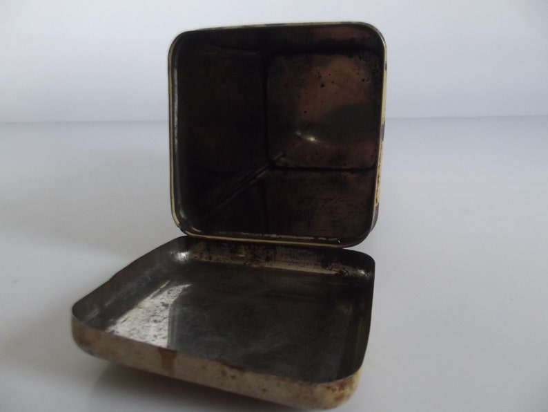 Dutch vintage Stereo beschuit cannister, rusk tin, decorative tin, old tin, 1932 / 1966 image 8