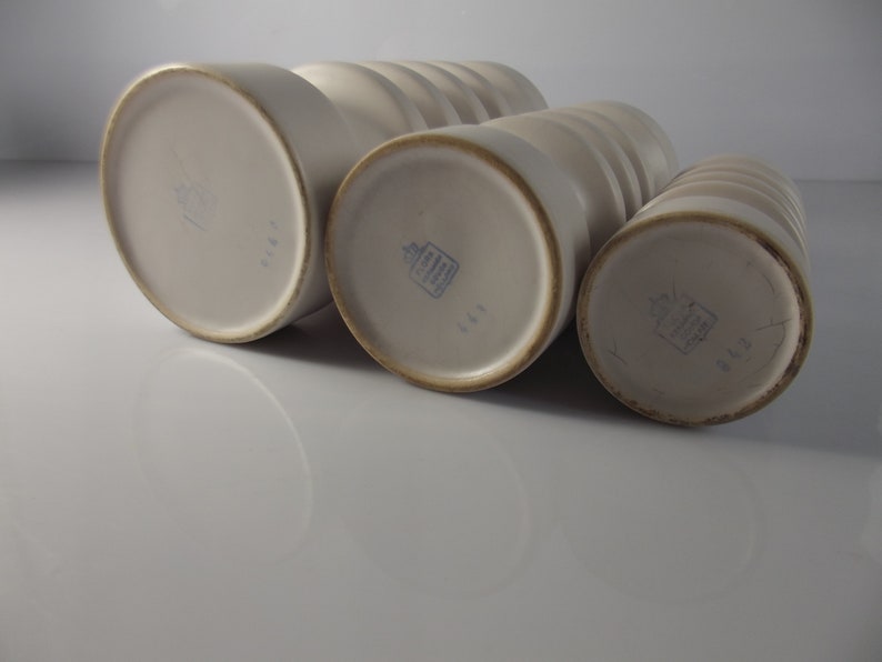 modernistic vase 1980s Flora Gouda Dutch design set ripple vases design Floris Meydam