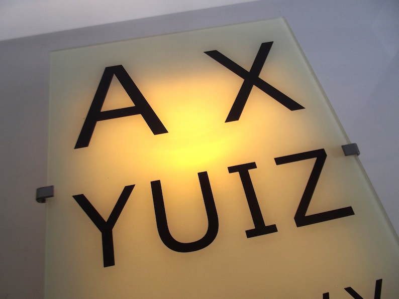 Yuiz Ikea 90s Wall Lamp, Model Gyllen, Rare, Eye Test Chart Lamp, Eye Exam ...
