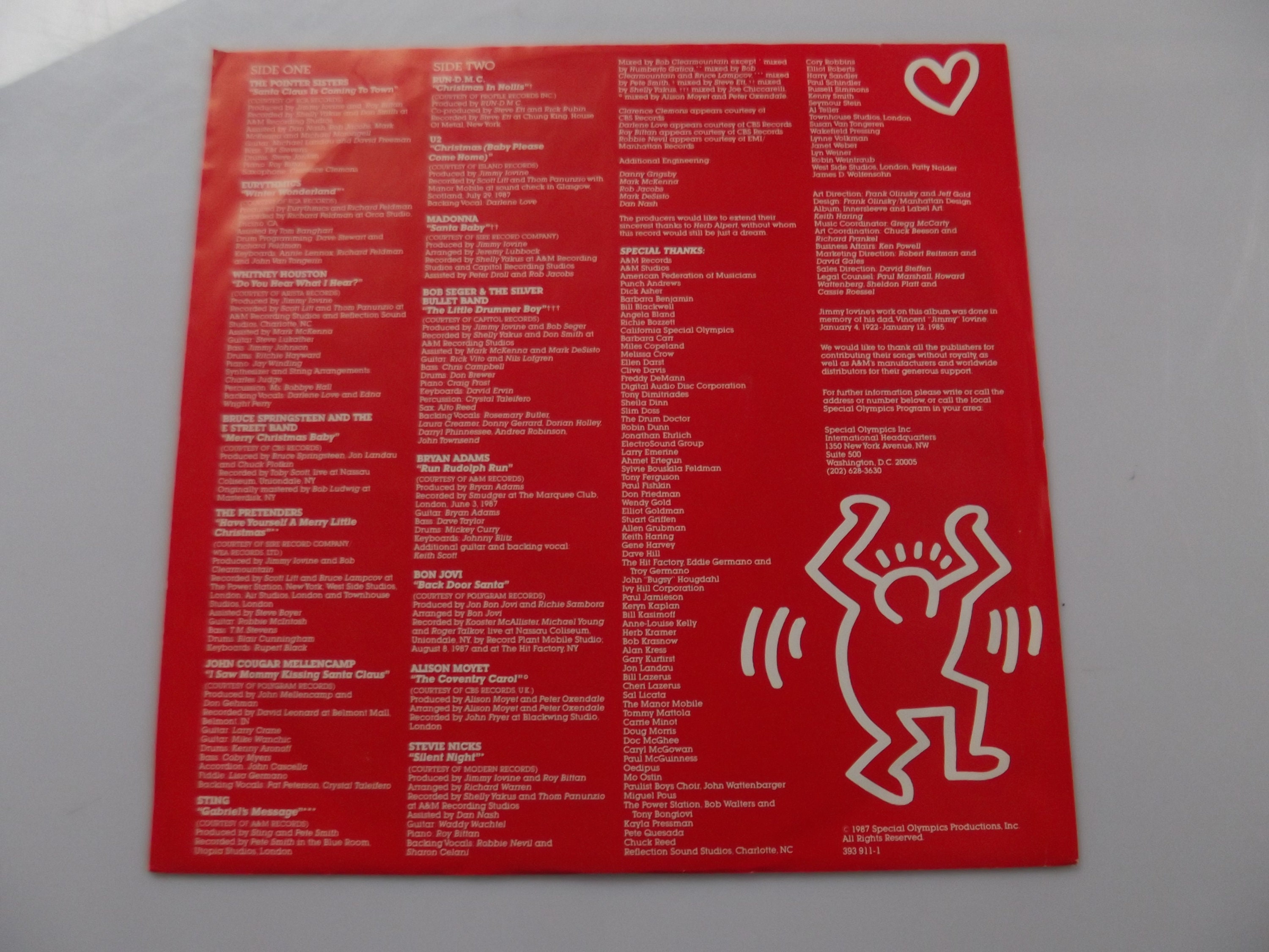 Keith Haring - A Very Special Christmas, Vinyl Record Album Keith Haring - A Very Special Christmas, Vinyl Record Album