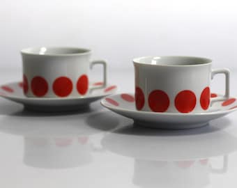 ドイツヴィンテージ schirnding bavaria トリオセット Bavaria Schirnding Art Deco Porcelain Trio Set - Cup, Saucer and