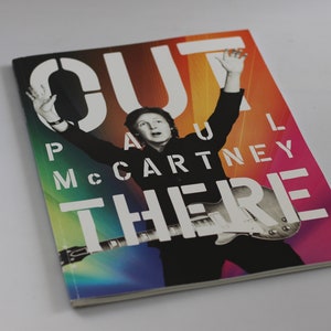 Paul McCartney turnébok, souvenirbok för turnén, Out There Tour, 3D-fotobok, fotobok med Paul McCartneys livesändningar
