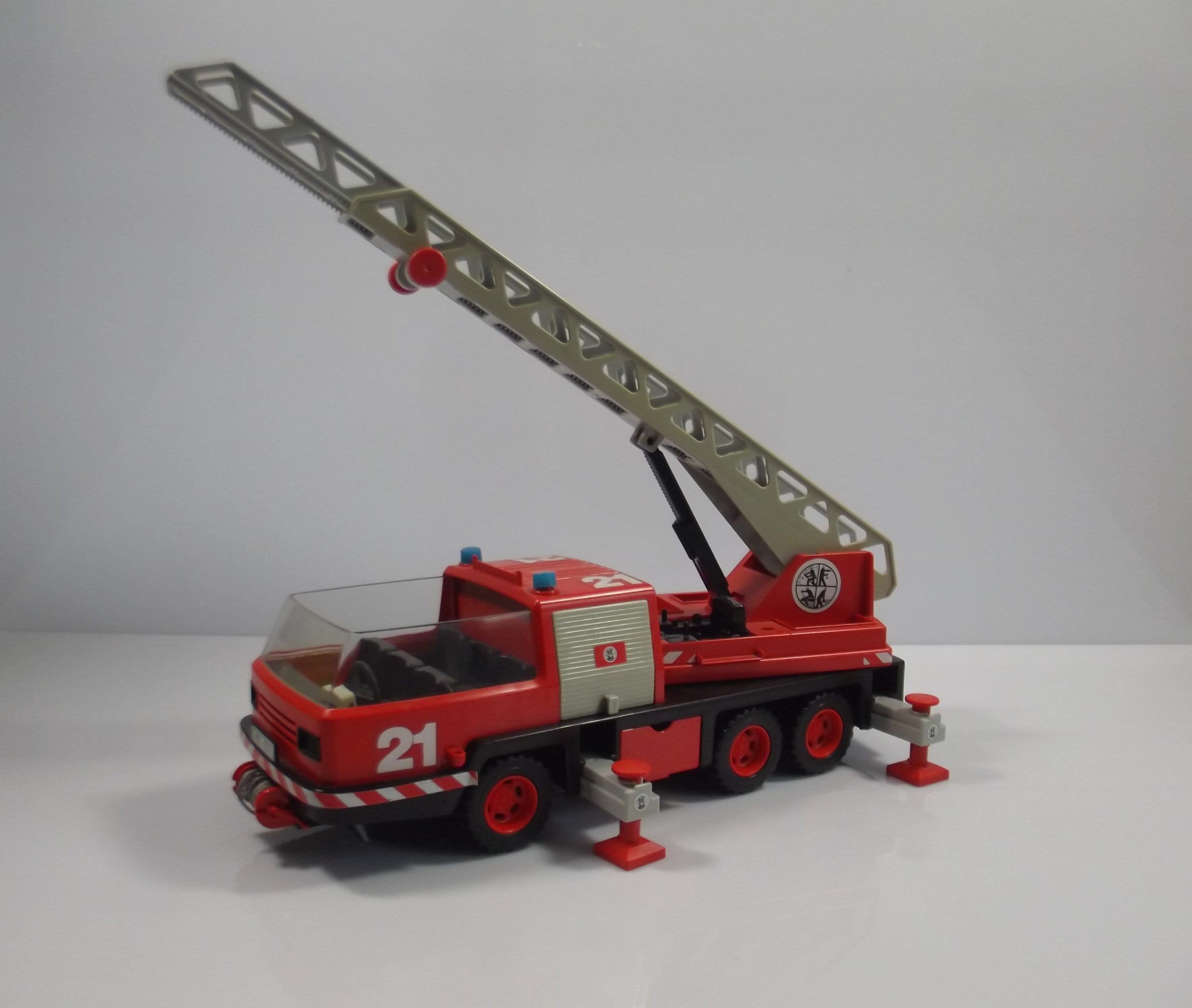 Vintage Playmobil Fire Truck Ladder Truck 1986 Fire Etsy