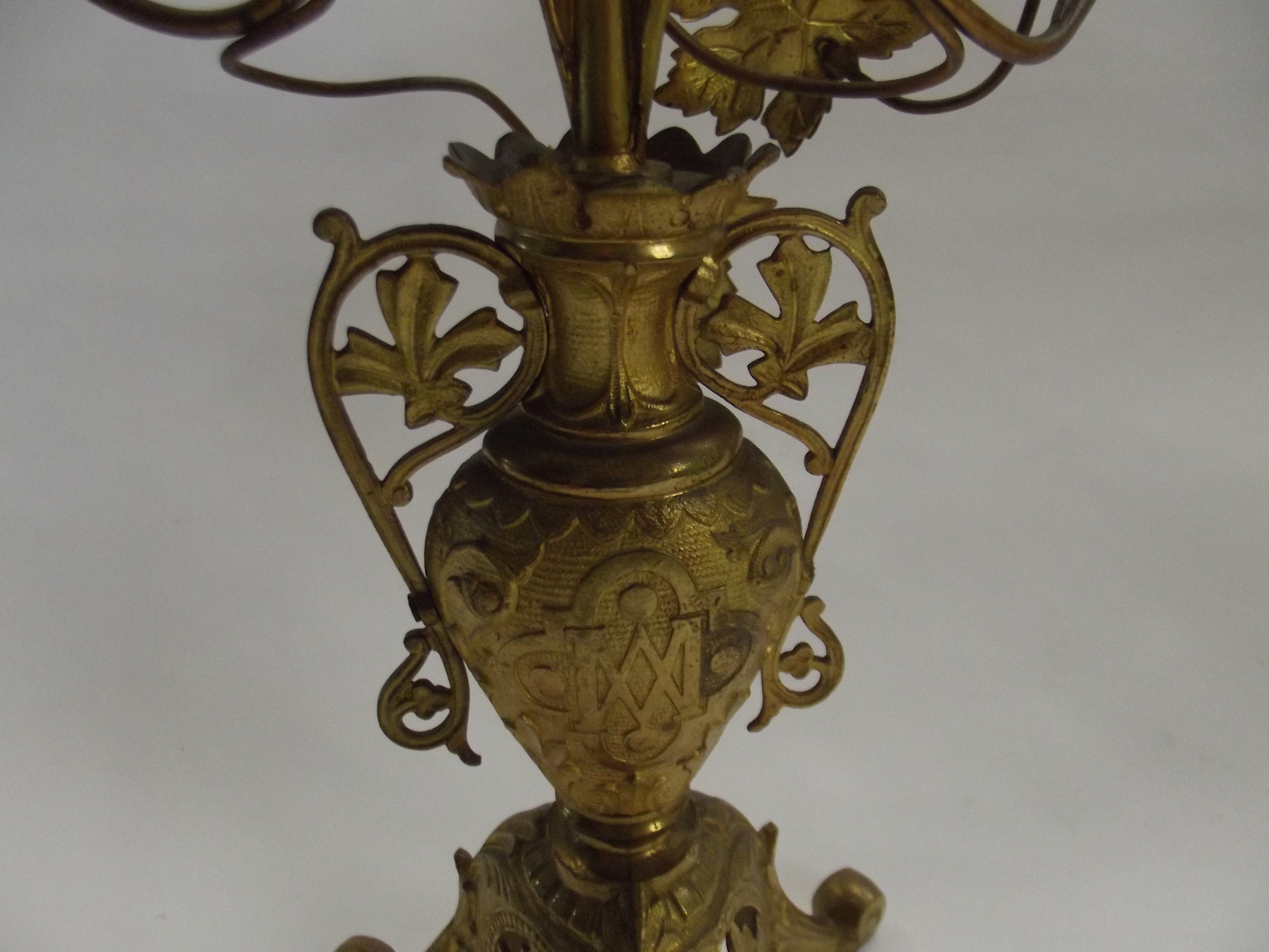 Antique French Candelabra Antique French Candle Holder Brass Etsy