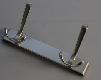 porte-manteau vintage en aluminium du milieu du siècle, porte-manteau industriel, porte-chapeaux