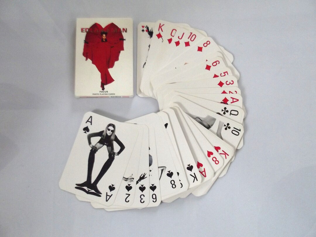 XXL Card Deck, Oversized Playing Cards, With Photo's of Edland Man ...